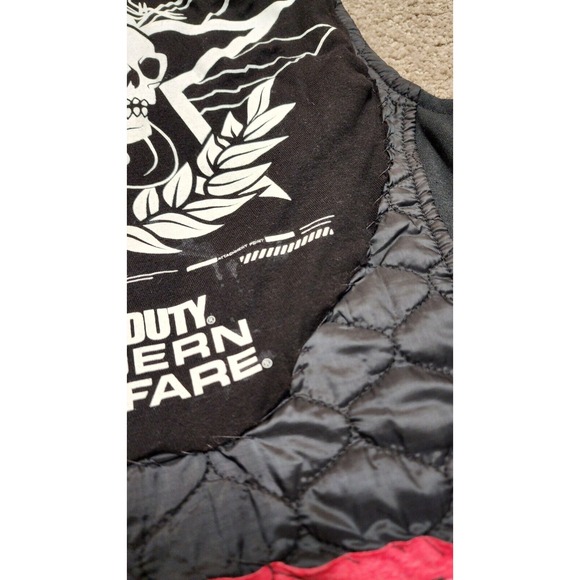 Custom LL Bean‎ Winter Micro Puffer Vest Grunge Gamer Patchwork Womens L - Picture 14 of 16